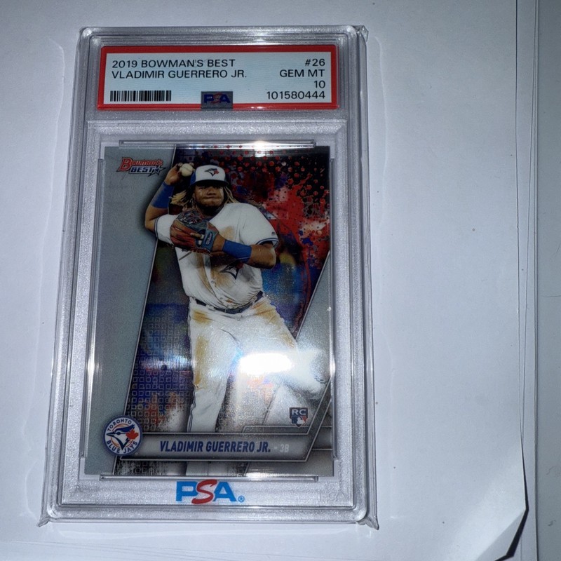 2019  Bowman's Best  Vladimir Guerrero Jr. Rookie RC #26 Blue Jays PSA 10