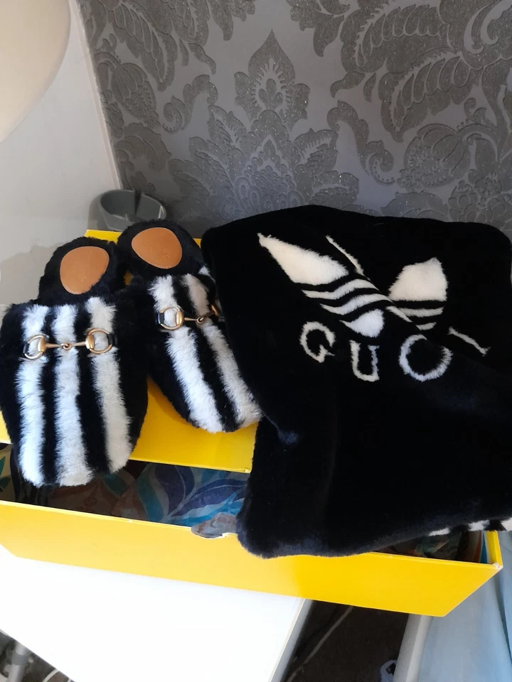 Gucci x Adidas Slipper Horsebit Style Size: EU 38 / UK 5 - Image 4 of 4