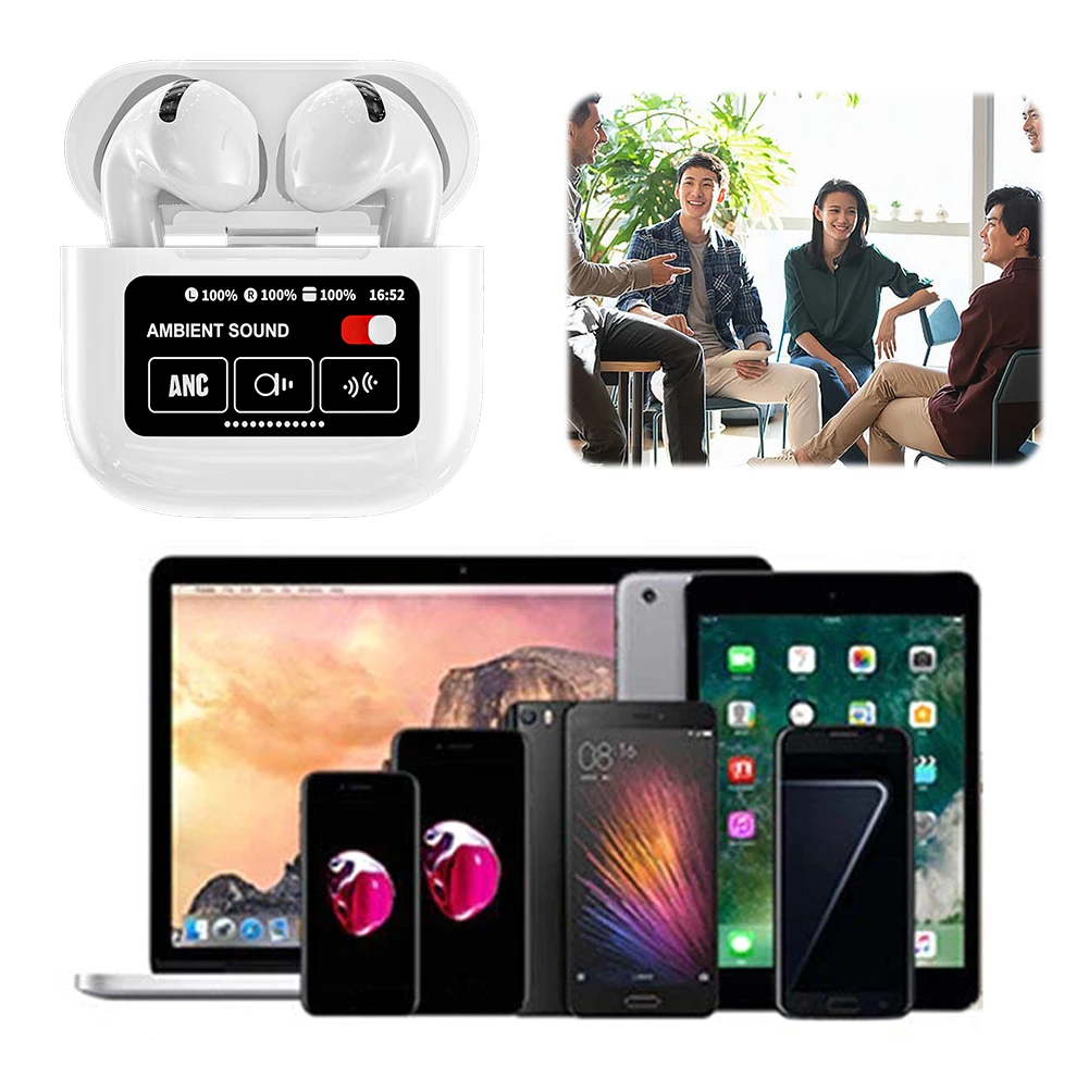 144-Language AI Smart Voice Translator Earbuds with Bluetooth 5.4