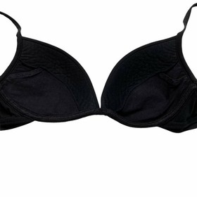 La Perla Underwire Lightly Padded Push Up Bra Black FLAW Womens 32C
