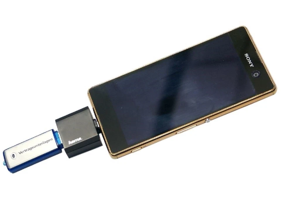 Micro-USB OTG Adapter USB-Stick Daten-Kabel für Samsung Galaxy Tab A E S2 S 4 3 - Bild 4 von 4
