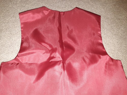 *NEW* Dark Red Boys Waistcoat and Bow Tie Set (2-3 years) - Picture 5 of 7