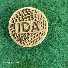 Personalized Metal Golf Ball Marker for Ida