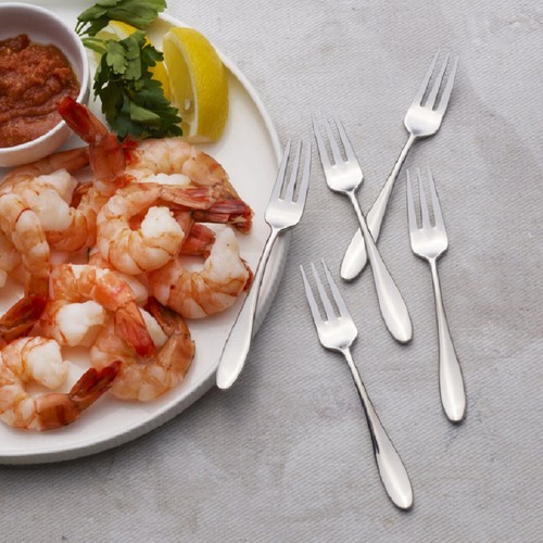 Mikasa HAMILTON (GLOSSY) 18/10 Stainless Flatware Cocktail Fork  (Set for Six
