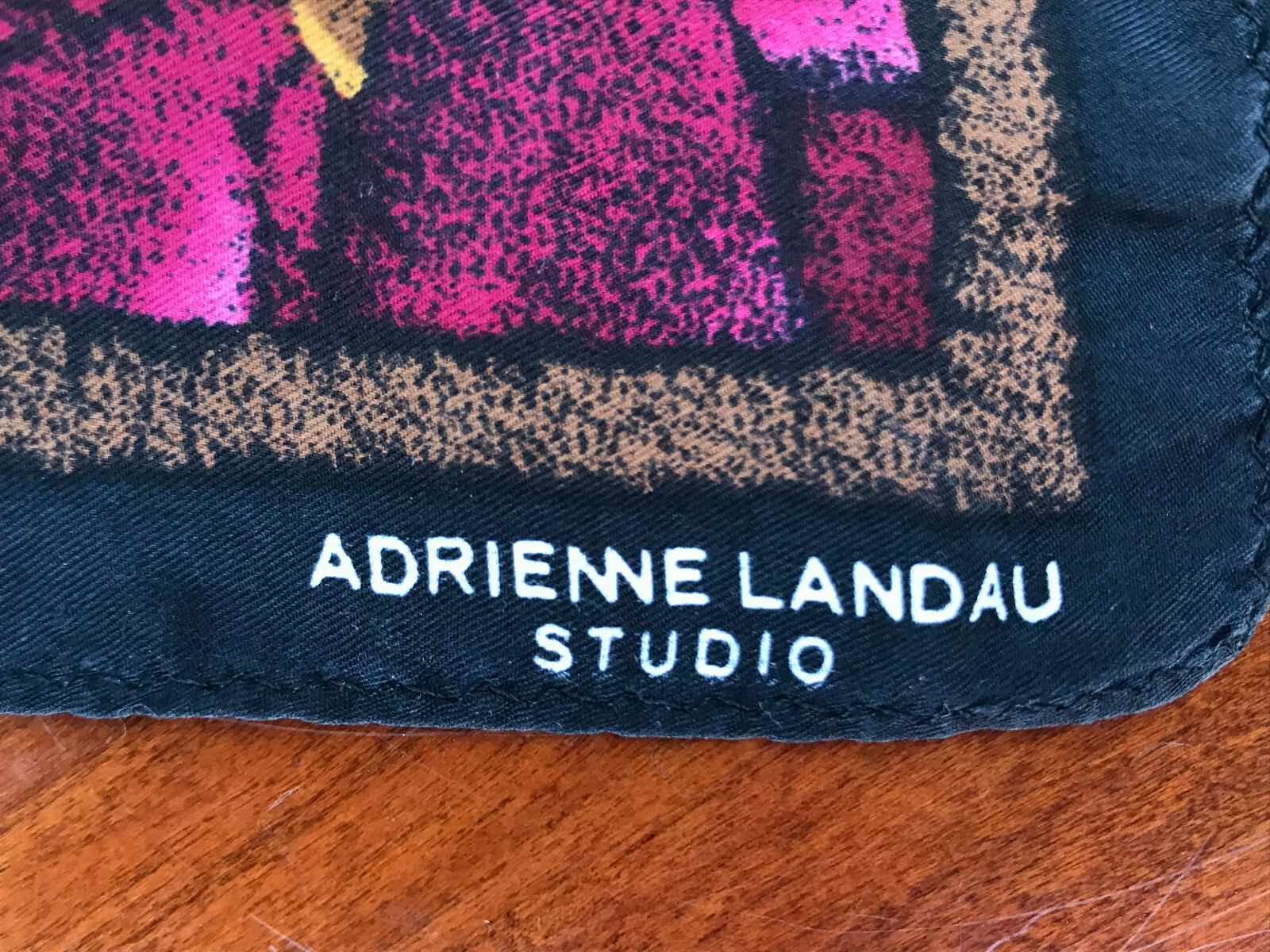 Adrienne Landau Studio Women’s Flowered 100% Silk Wrap Kerchief L33” W35”