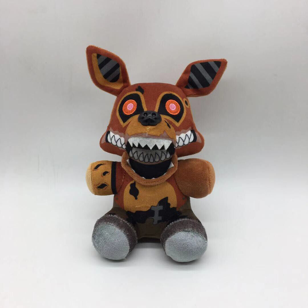 Jiuced FNAF Five Nights at Freddy's Chica Bonnie Foxy Plush Doll Toy