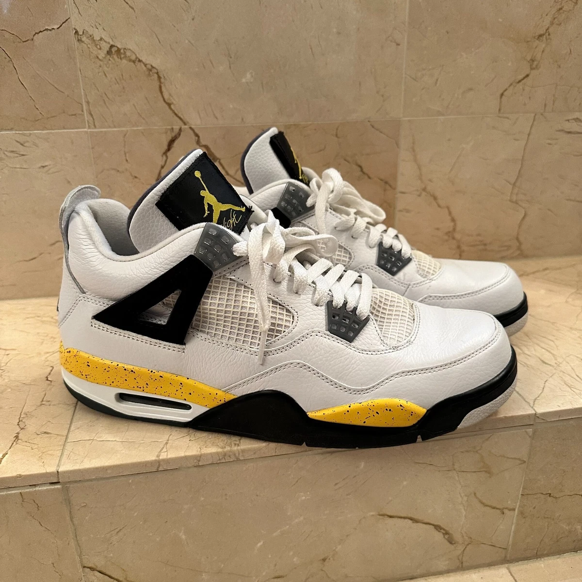 Nike Air Jordan 4 LS Rare Air Tour Yellow White Black Size 12