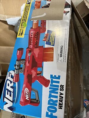 Open Box Nerf Fortnite Heavy SR Blaster Sniper Rifle Guns Boys Toy Foam  Dart Gun 195166120836