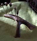 Vintage one-of-a-kind Handmade antler fondue set New never used! — photo 3