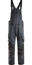 Snickers Workwear AllroundWork Stretch Dungarees Steel Grey/Black