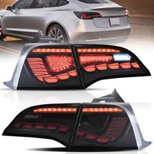 Paar VLAND LED Rückleuchten Für 2017-2022 Tesla Model 3/Y Rückfahrscheinwerfer