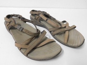 merrell brown leather sandals