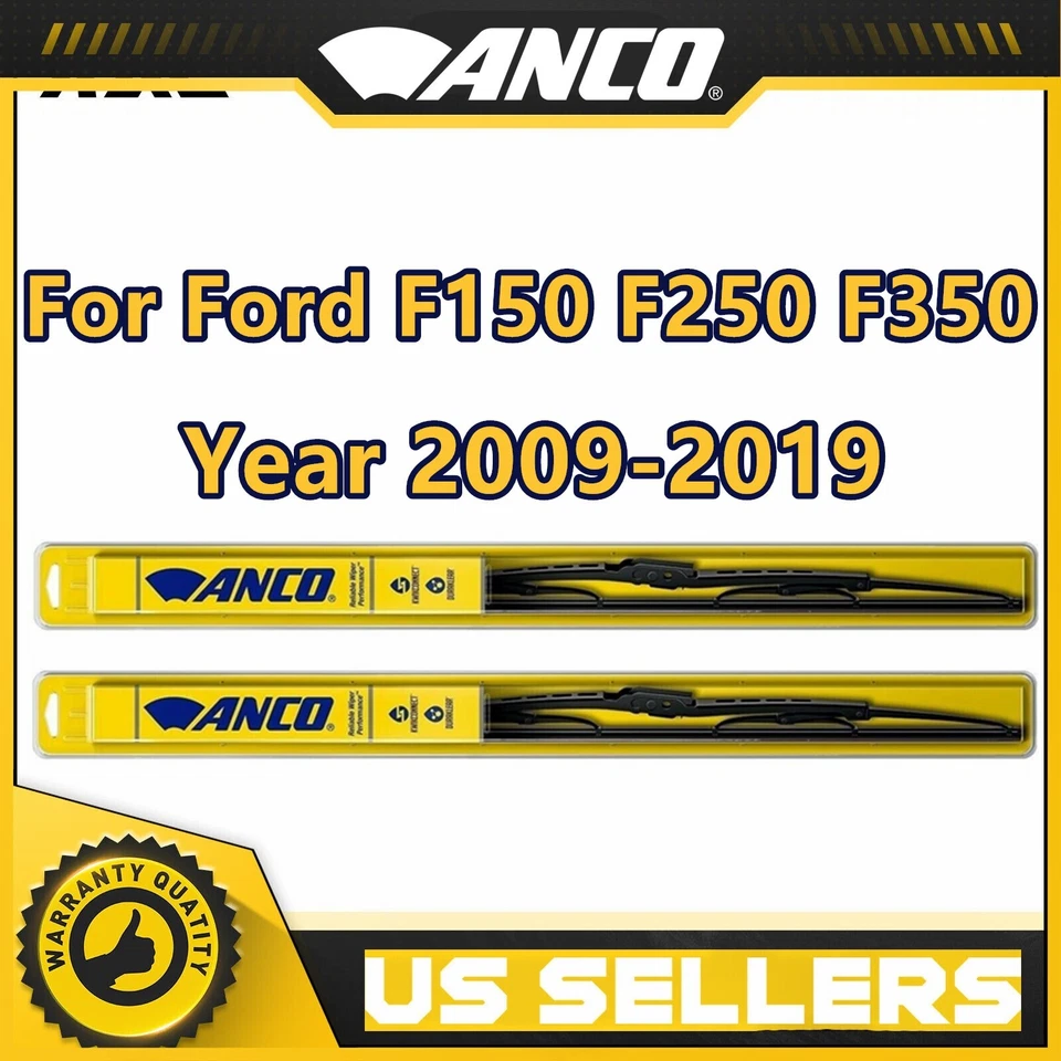 ANCO Wiper Blades Set for FORD F150 F250 F350 (2009-2019) Front Left & Right - Image 2 of 4