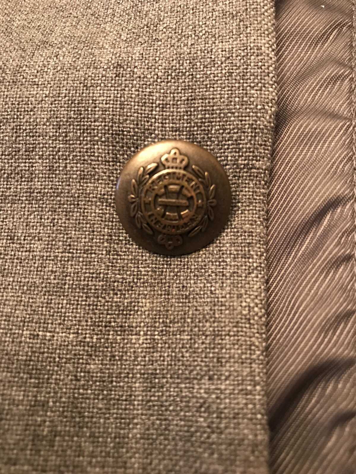 STANLEY BLACKER Gray Wool Blend 2 Button Jacket S… - image 5