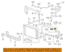 GM OEM 84-17 Alero Cooling Radiator Components-Thermostat Seal 3522676