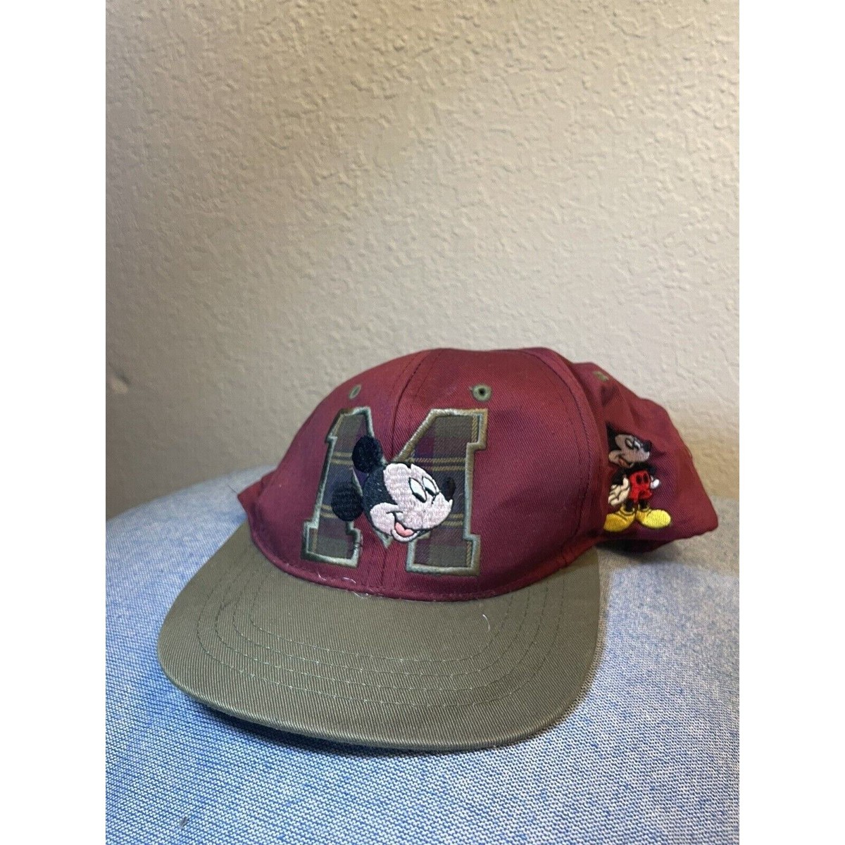Vintage Youth Kids Mickey Mouse Disney Snapback Hat