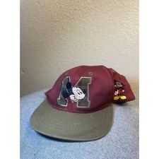 Vintage Youth Kids Mickey Mouse Disney Snapback Hat