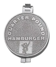 HIC Kitchen Burger Press and Patty Maker Aluminum Makes Quarter-Pound Patties...