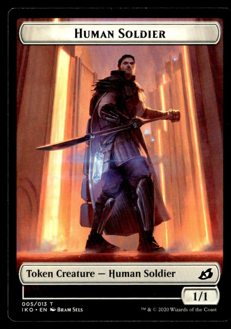 2020 Double Masters Tokens Human Soldier Token/Common #5