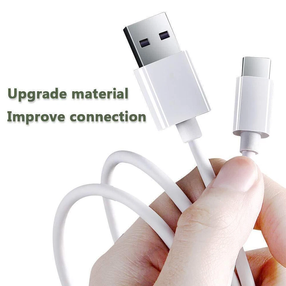 USB Type C Data Cable 5A Fast Charging USB-A to USB-C Charger Cord For Phone - Image 4 of 4