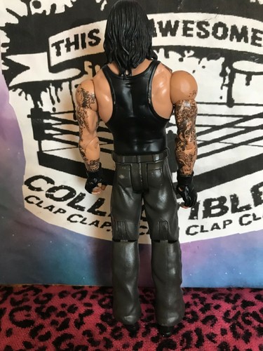 WWE Mattel Undertaker Raro Serie Básica 71 Figura Cabello Largo Pantalones Marrones NXT WCW - Imagen 5 de 5