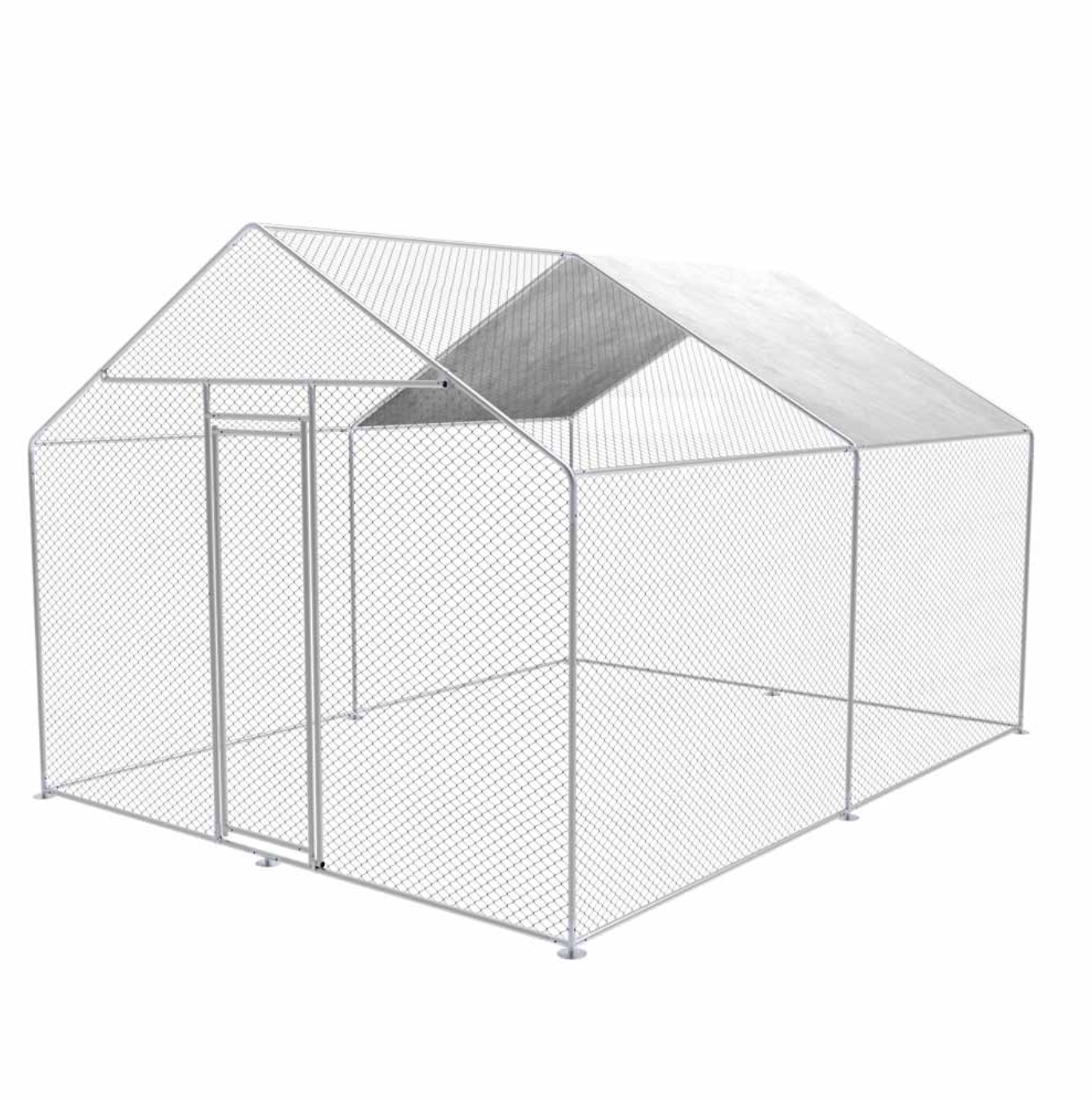 Zipper Caged Animal Run Enclosure CR342 3m x 4m Chicken / Pet / Poultry /