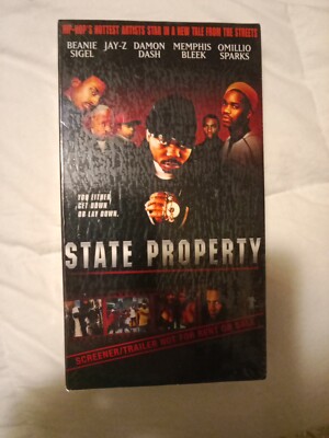 State Property (VHS, 2002) JAY -Z  / DAMON DASH, Hip- Hop,New Sealed