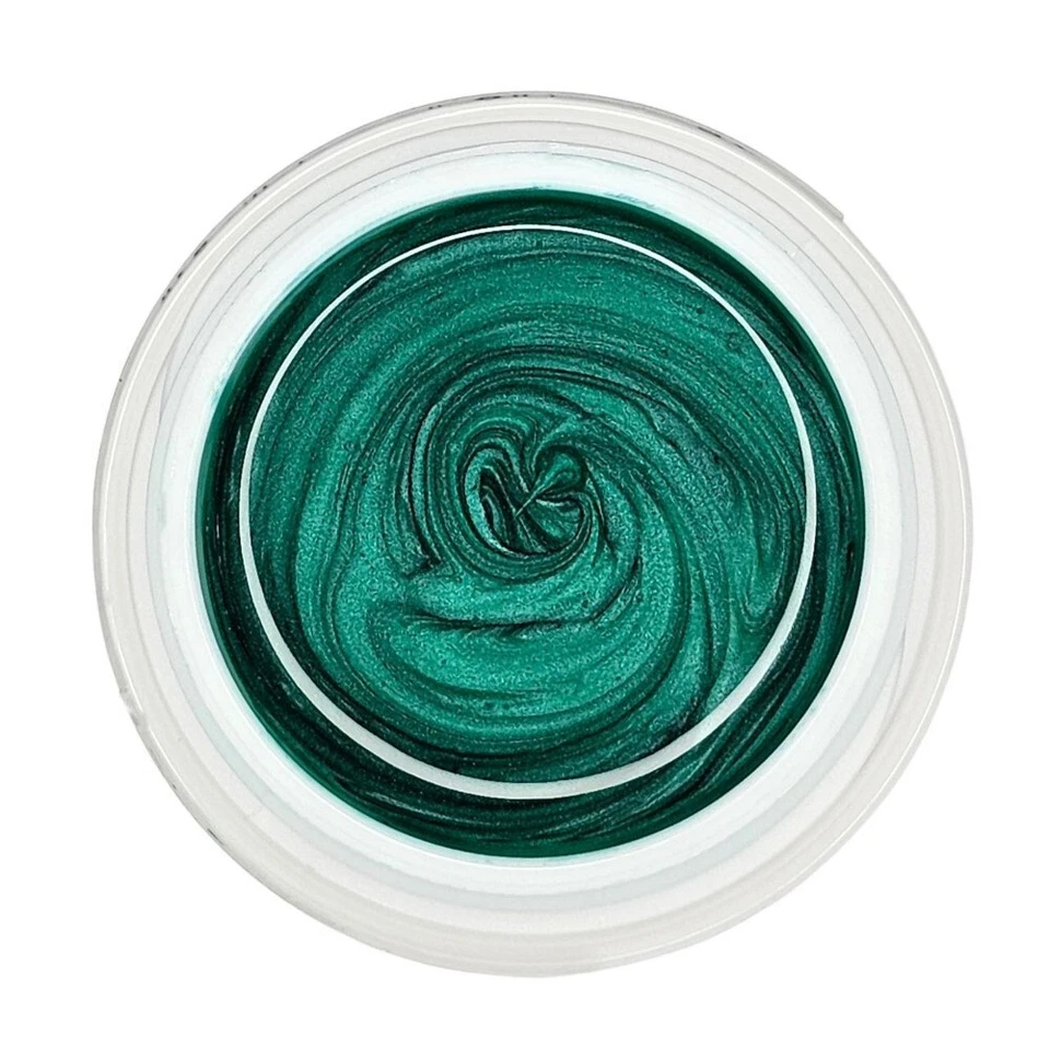 Exklusives UV Farbgel Grün metallic 5ml Gel Nr.31 Fullcover Schimmer Glimmer - Bild 4 von 4