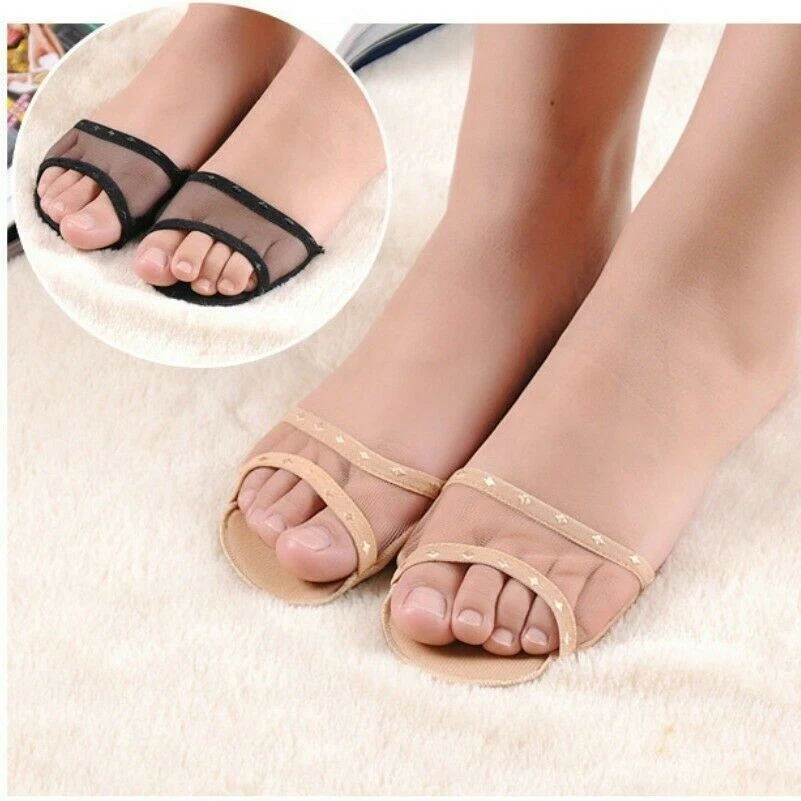 Open store heel socks