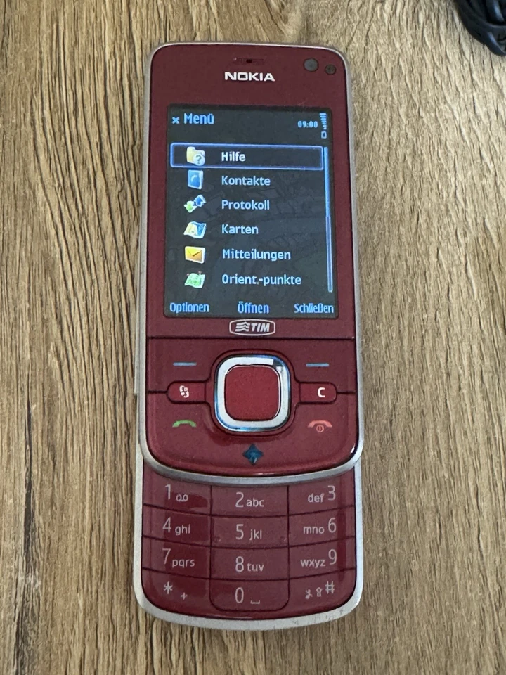 Nokia 6210 Navigator Rot Sehr Gut - Bild 3 von 4