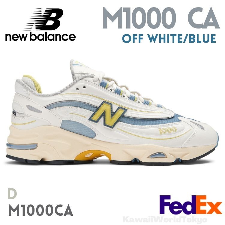 New Balance M1000 CA White/Blue M1000CA Width D UNISEX Lifestyle 