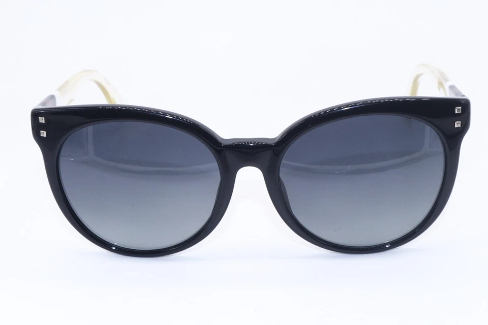 GAFAS DE SOL FENDI FF 0083/F/S E6IHD NEGRAS BEIGE TRANSPARENTE MARCOS AUTÉNTICAS 56-19 Foto 2 de 4