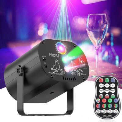 480Muster DJ Disco Party Lichter Laser Licht Strobe Projektor mit Fernbedienung