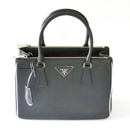 Papaya Saffiano Leather Work Bag