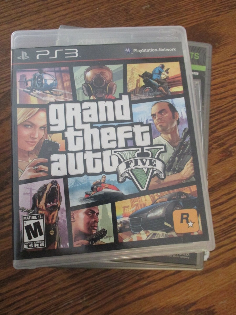 Grand Theft Auto V (Sony PlayStation 3, 2013)- complete