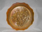 Vintage Carnival Glass, Iridescent, 9.5” Serving Plate, Jeanette Iris Pattern — photo 2