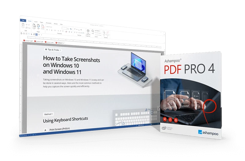 Ashampoo PDF Pro 4 Dauerlizenz 1 Windows-PC (Download) ESD-Key per eMail - Bild 2 von 4