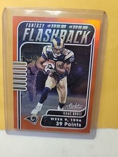 ISAAC BRUCE 2020 Panini Absolute Football Orange Fantasy Flashback /75 # FF-IB 
