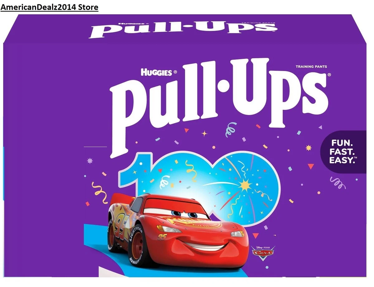 Huggies Pull-Ups Training Pants for Boys (Sizes: 2T-6T) Package