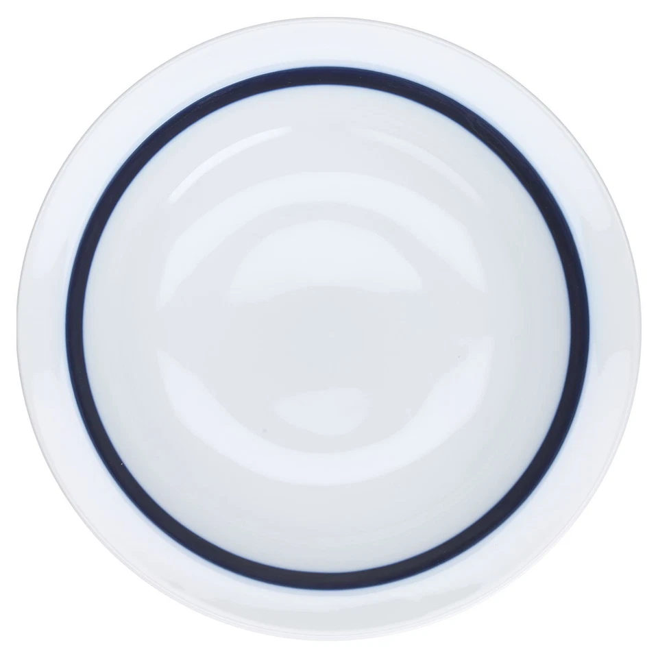 Salatteller mit Fahne Hutschenreuther Novum 65 blau