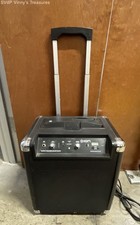 ION Block Rocker Bluetooth Portable PA Speaker AM/FM AUX Mic Input pickup only 