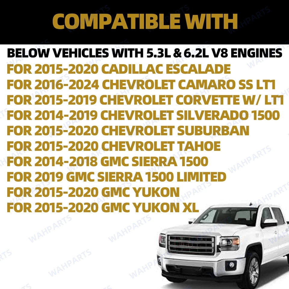 For 2014-2019 Chevy GMC Cadillac 5.3L 6.2L L83 L86 Valve Lifter Oil Manifold - Image 2 of 4