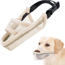 Nylon Dog Muzzle Small Medium Large Dogs Air Mesh Breathable  Drinkable Pet