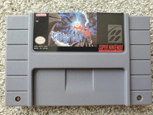 Terranigma Super Nintendo SNES Video Game Cartridge