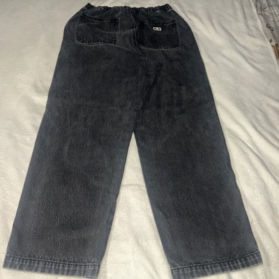 OBEY Clothing Men's Easy Denim Pants Men's Jeans Size M Grey Denim
