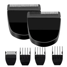 2 Pack Professional Peanut Clipper/Trimmer Snap On Replacement Black 2 