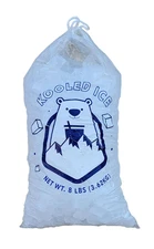 Ice Bags with Drawstring Heavy Duty Commercial Grade (8 Lb Pack 500)