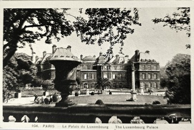 Paris Palais du Luxembourg 1913