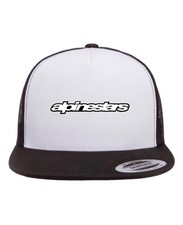 NEW ALPINESTARS ICON V1 SNAPBACK HAT BLACK/WHITE/BLACK MADE IN USA LIMITED