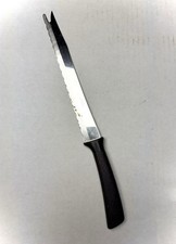 Vintage Quikut Triple Ground Carving Knife Fork Top 13” Length 1950s Made In USA